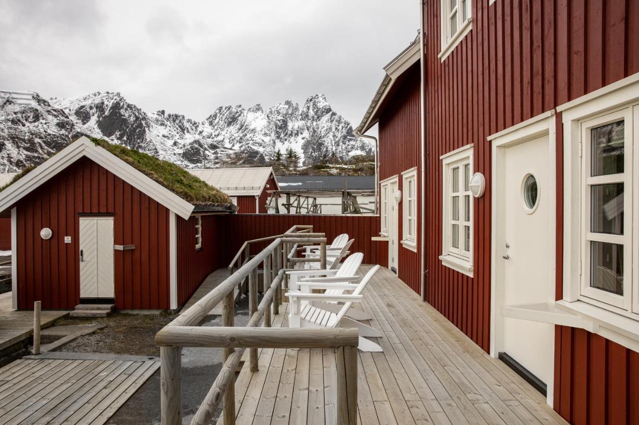 Hotel Solsiden Brygge Rorbuer Ballstad Exterior foto