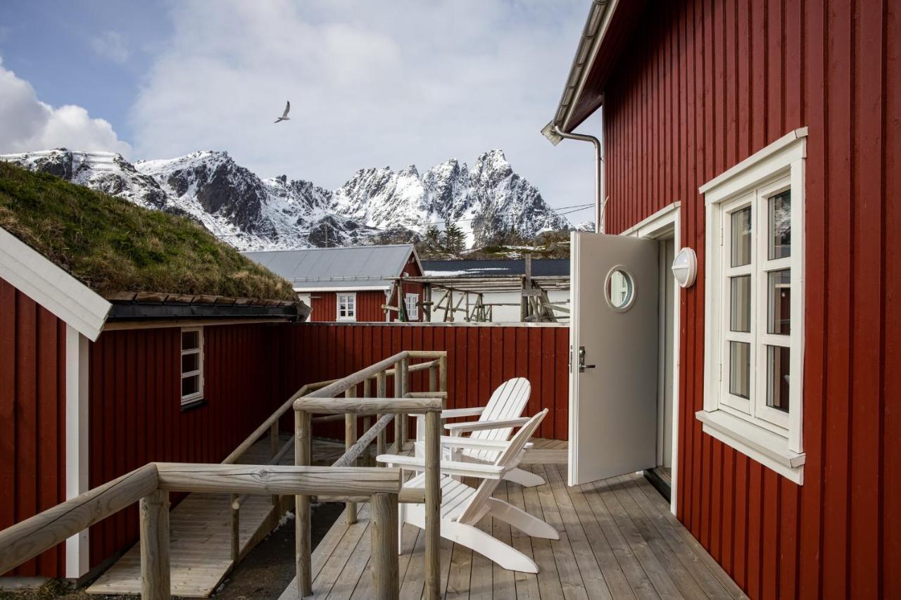 Hotel Solsiden Brygge Rorbuer Ballstad Exterior foto