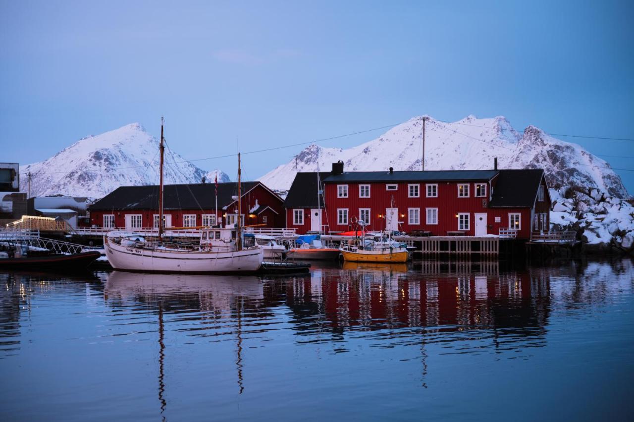 Hotel Solsiden Brygge Rorbuer Ballstad Exterior foto